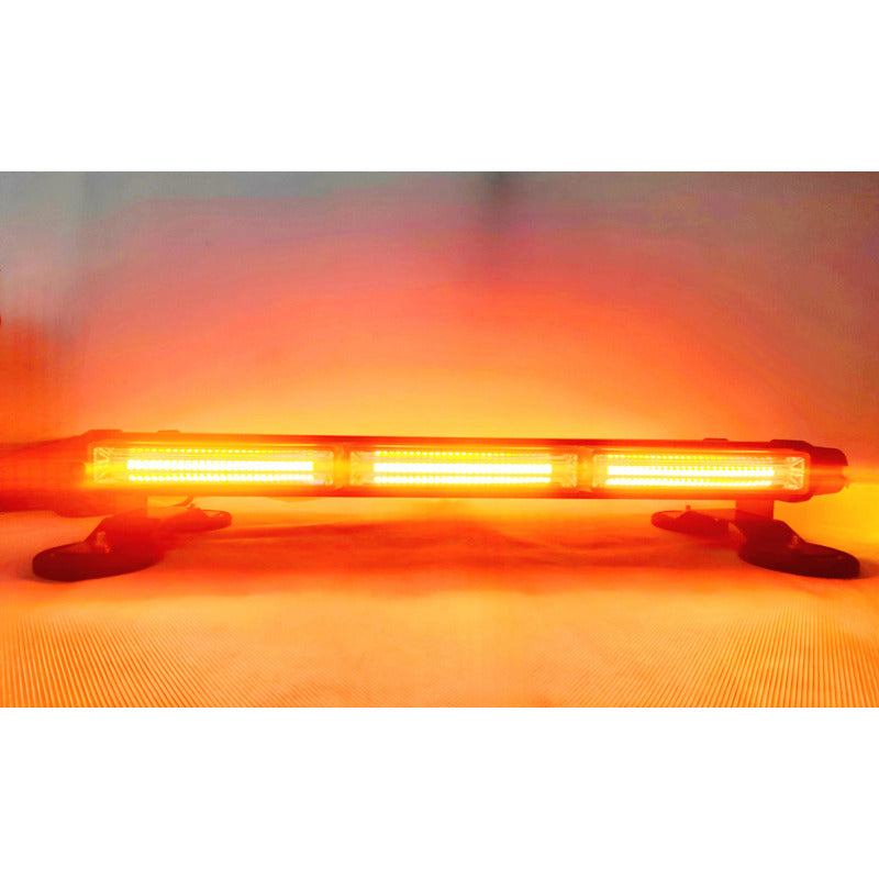 Baliza Led De Techo Destellante Ámbar Estrobo Auto 12v Imán