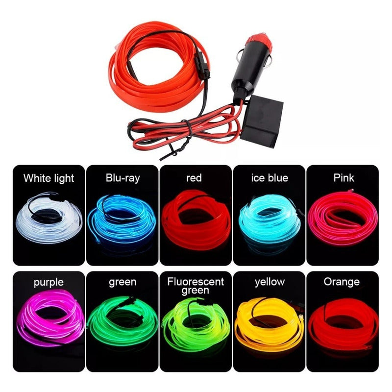 Hilo Decorativo Con Luz Led 3 Metros Interior Auto Tuning