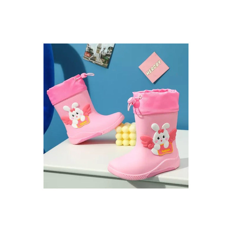 Bota De Agua Niño Niña Impermeable Lluvia Nieve 1822