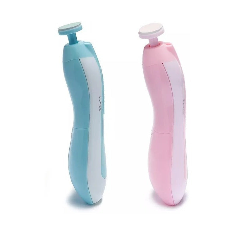 Cortador De Uñas Bebé Eléctrico Led Lima Pilas Trimmer Segur