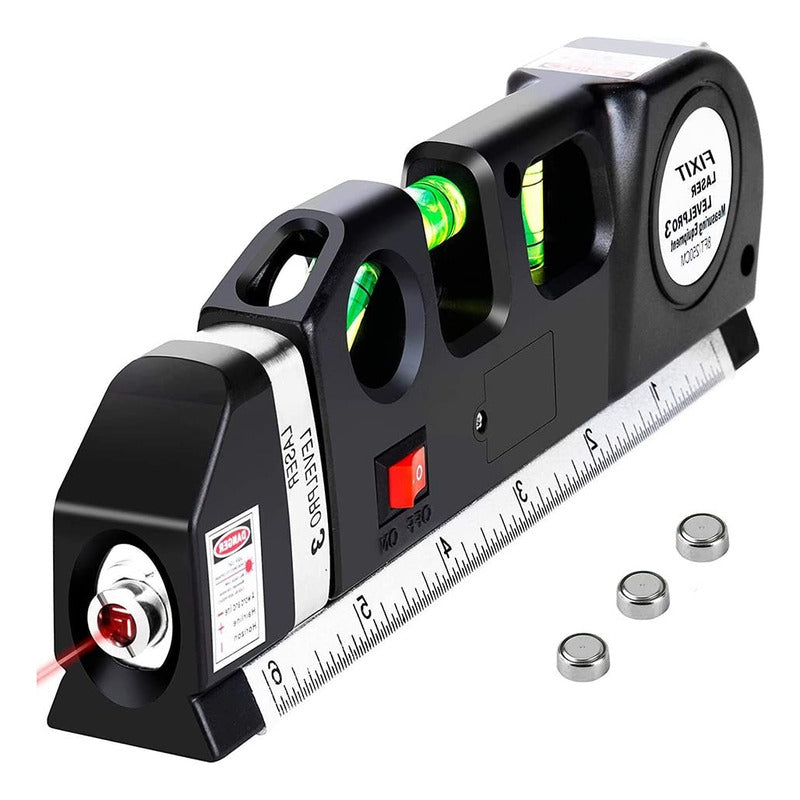 Nivel Laser 3 En 1 Multiusos Con Cinta Métrica 3posiciones
