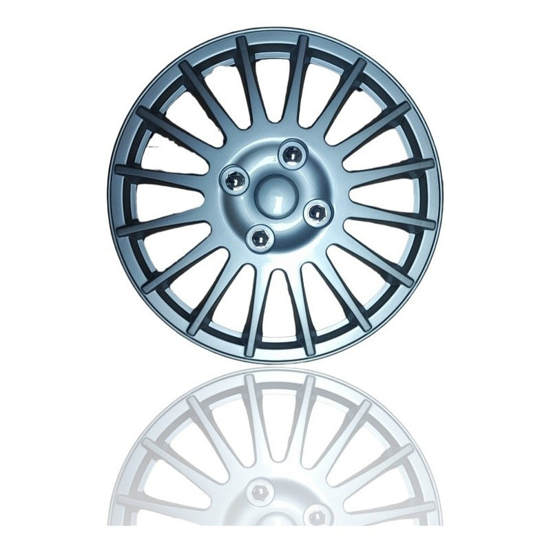 Set X4 Tapa Rueda Aro 15 Cromada Designer Tapa 15 Auto /r&c