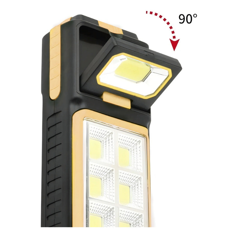 Lámpara De Emergencia Luz Led Recarga Solar /usb +base 48led