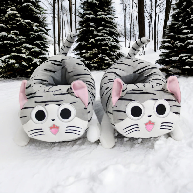Pantuflas De Anime Cerradas Acolchadas Para Invierno T36-41