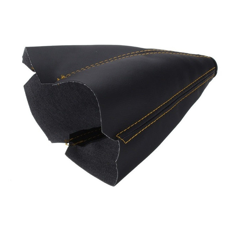 Funda Cubre Palanca De Cambios Eco Cuero Negro Auto Universa