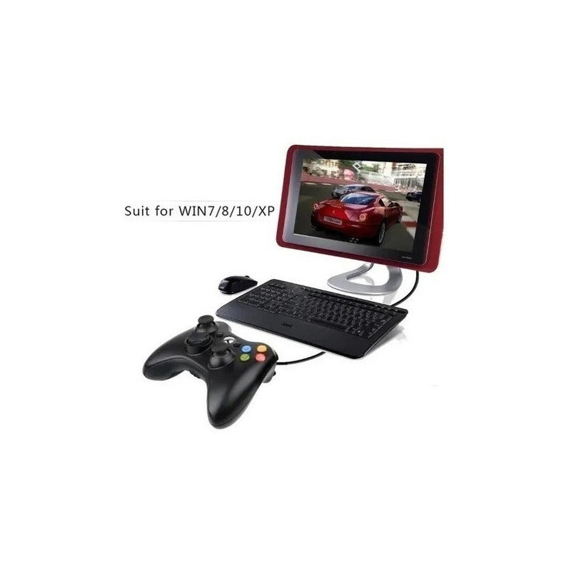 Control Xbox 360 Joystick Mando 360 Pc Cable Color Negro Usb