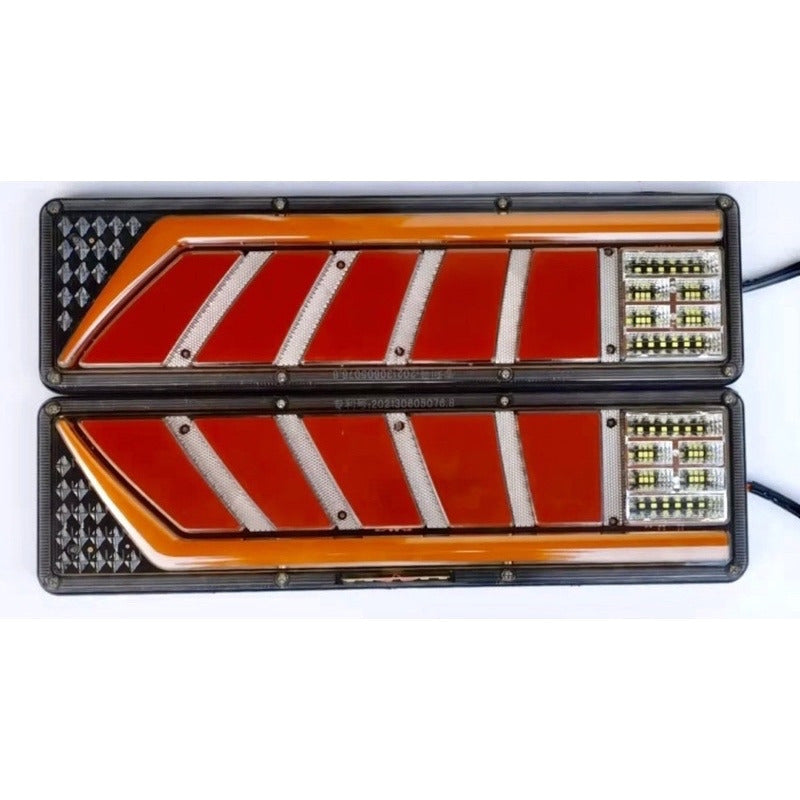 X2 Foco Led Trasero Multifunción 24v Freno Secuencial Camión