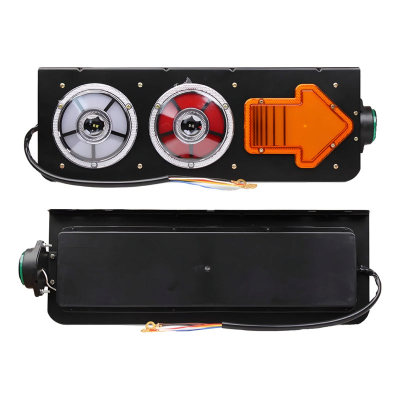 X2 Foco Led Freno Secuencial Multifunción Rgb 12-24v Camión
