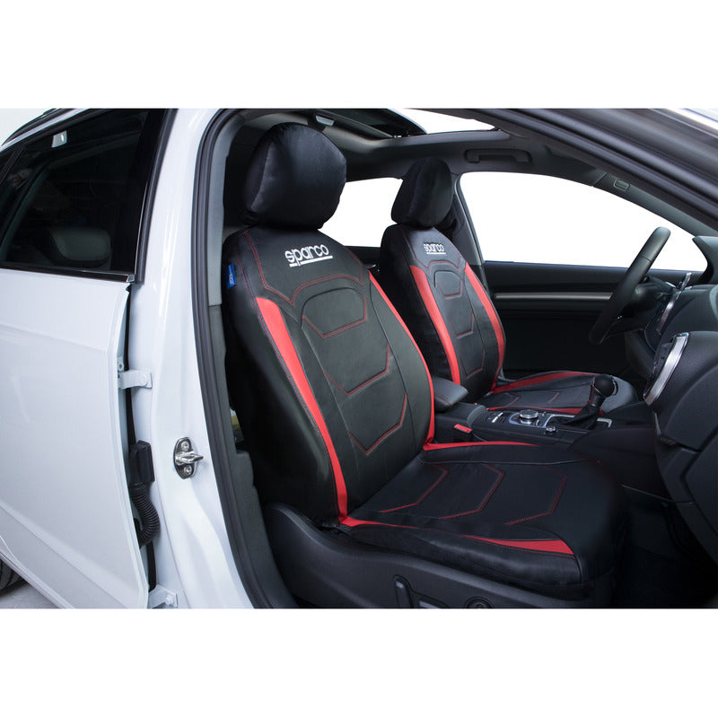 Fundas Cubre Asiento De Auto Sparco Tela Poliéster 406 9pcs