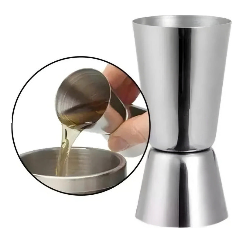 Jigger Medidor De Tragos Dosificador De Licor 15/30ml /r&c