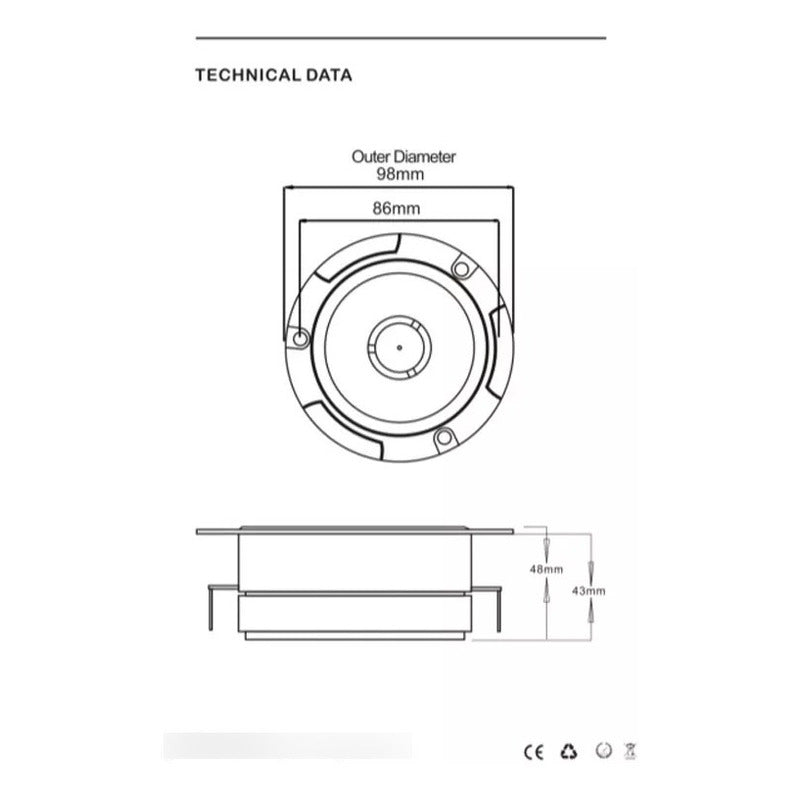 X2 Tweeter De Aluminio Optimizador De Sonido 4 300w Max