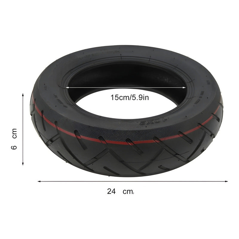 Kit Neumático + Cámara Scooter Eléctrico 10 Pulgada 10x2.125