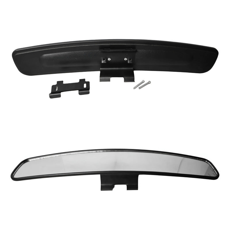 Espejo Retrovisor Visión Panorámica 43cm Curvo Adaptable Ryc