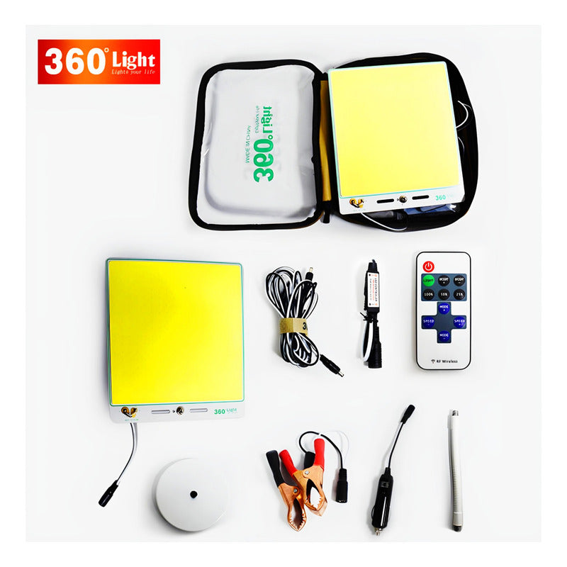 Lámpara Led Portátil Imantada Camping Emergencia 12-24v 160w