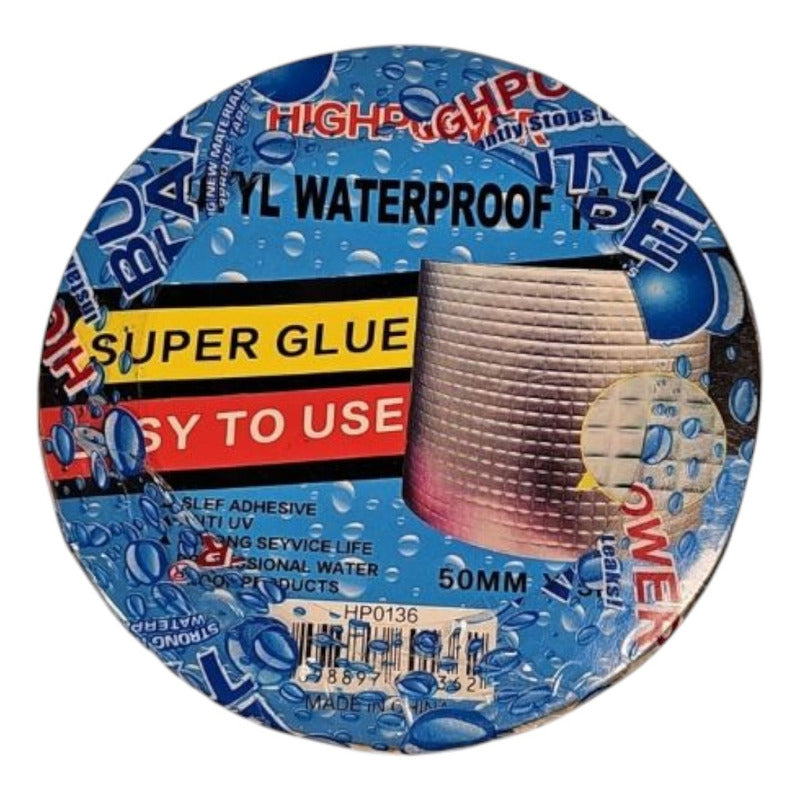 Cinta Aislante Impermeable 50mmx5mts Tapa Gotera Supglue