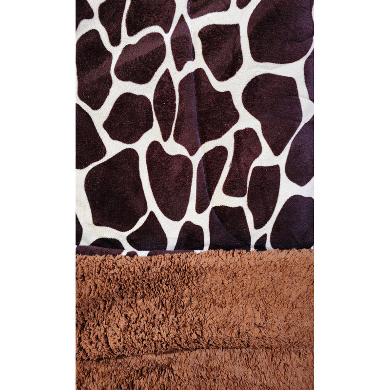 Cobertor Plush 1.5p Plumón Cubrecama Chiporro +funda Inviern