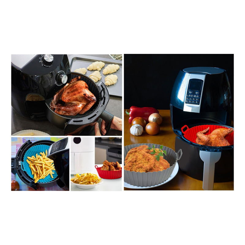 Molde Silicón Antiadherente Para Freidora De Aire Air Fryer