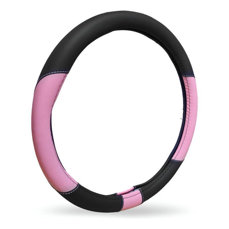 Funda Cubre Volante Para Mujer Eco Cuero Rosa /r&c