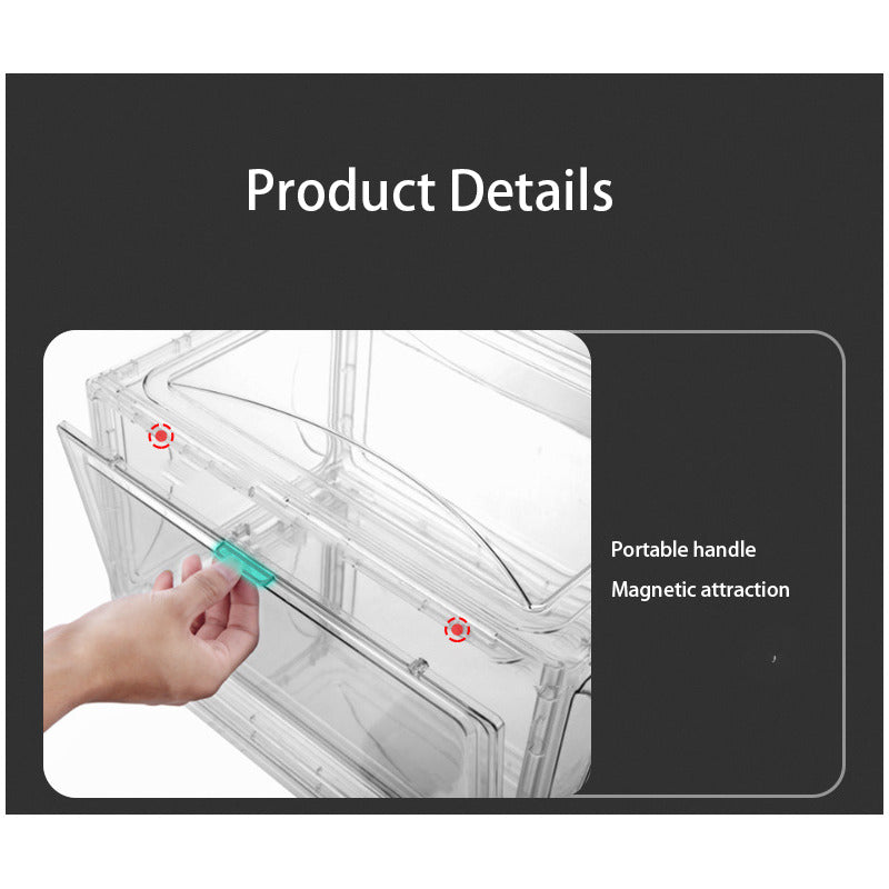 Caja Organizadora De Acrílico Transparente Cn Puerta Imantad