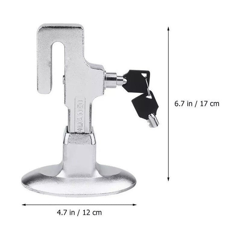 Traba Pedal Anti Robo Auto Embrague Freno Llave Seguridad