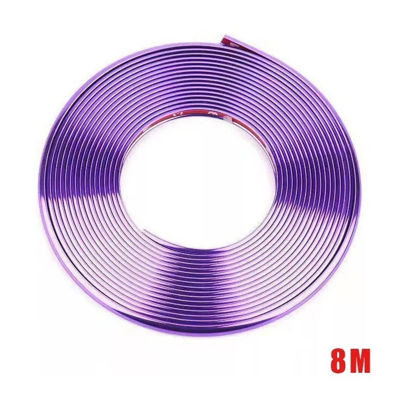 Moldura Para Llantas Decorativa Y Protectora Auto Tuning Ryc