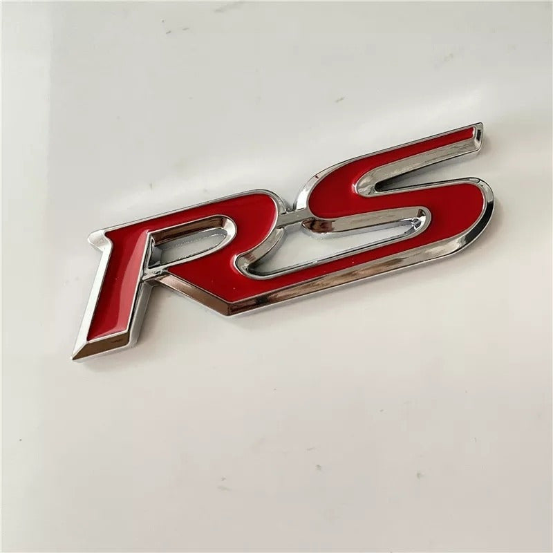 Logo Emblema Rs Adhesivo Auto Tunning Universal/ Ryc
