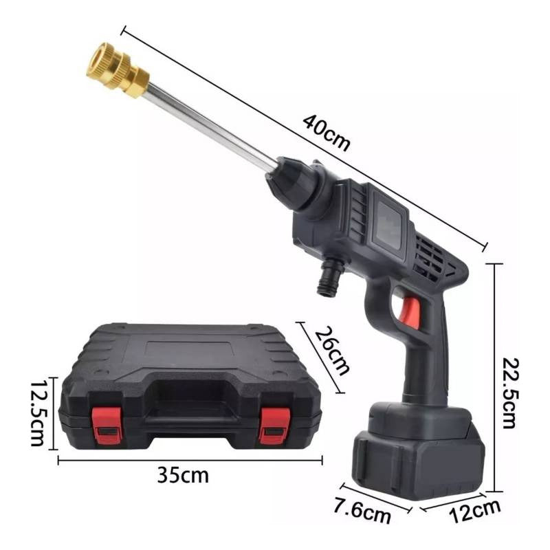Hidrolavadora Inalámbrica Pistola Hidrolavado 48vf 30bar
