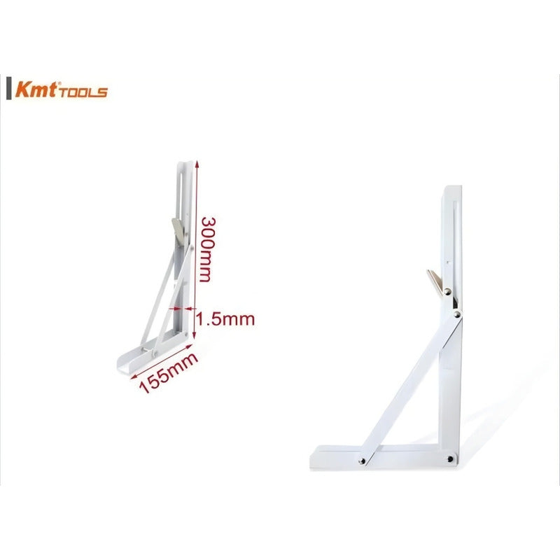 Set2 Escuadras Abatibles Metálicas Repisa 300x155mm Soporte