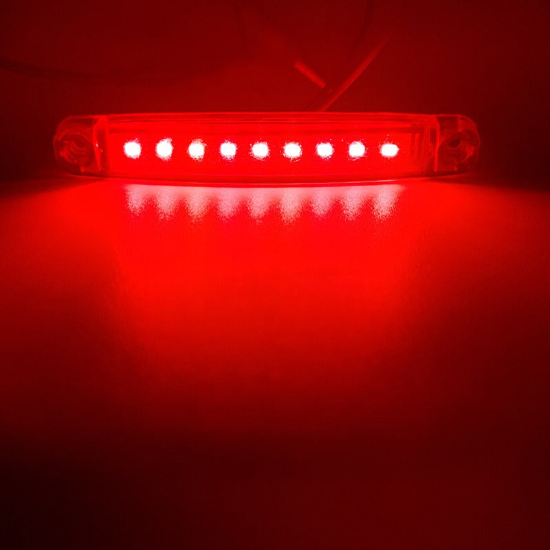 X12 Luz Led De Trocha Lateral Posición Bivoltaje 12-24v 9led