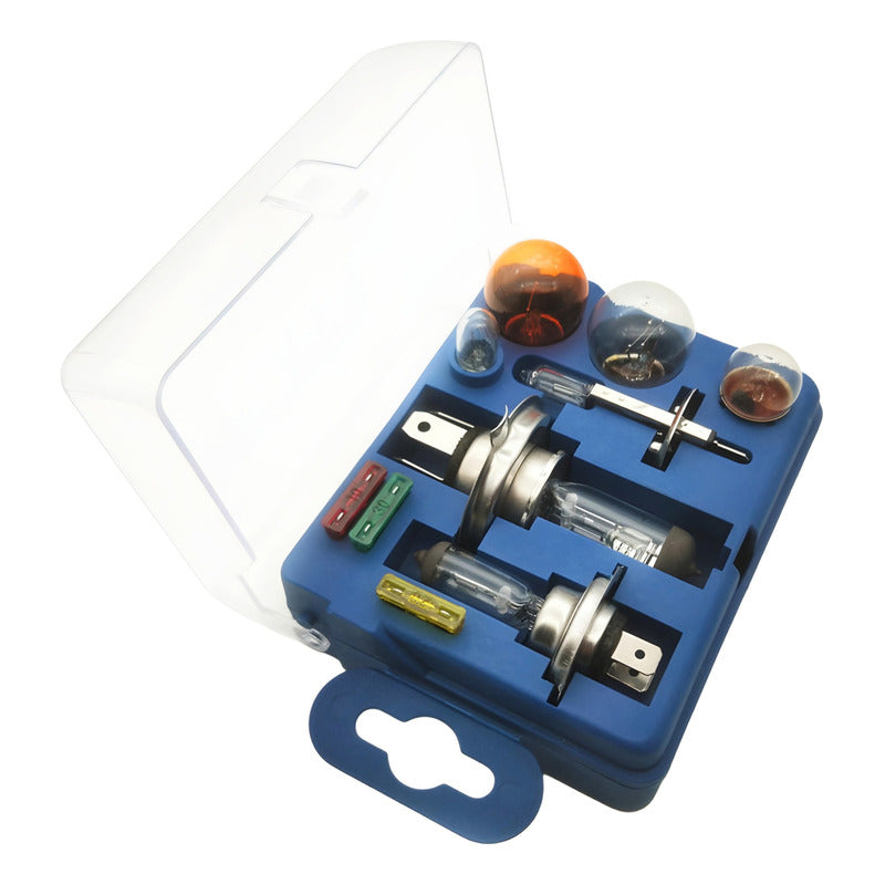 Kit D Emergencia Ampolletas Y Fusible 12v H1 H4 H7 10pcs Ryc