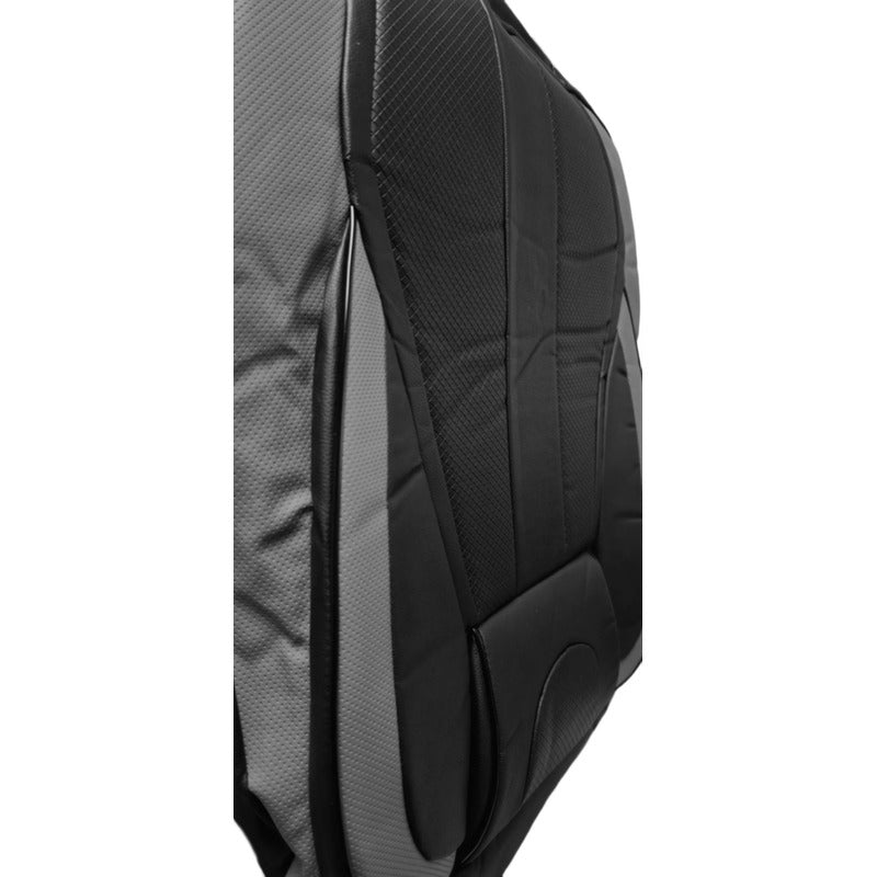 Set 11pcs Funda Cubre Asiento 100% Ecocuero Cn Bolsillo 2304