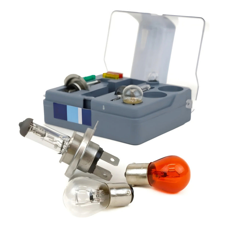 Kit D Emergencia Ampolletas Y Fusible 12v H1 H4 H7 10pcs Ryc