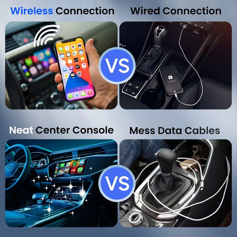 Carlinkit Mini Adaptador Inalámbrico Androidauto Carplay /r&