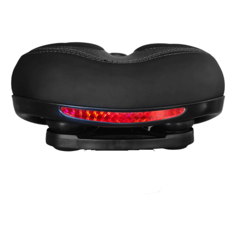 Sillin Asiento D Bicicleta Antiprostático Acolchado Meryfoam Negro Gris 8020