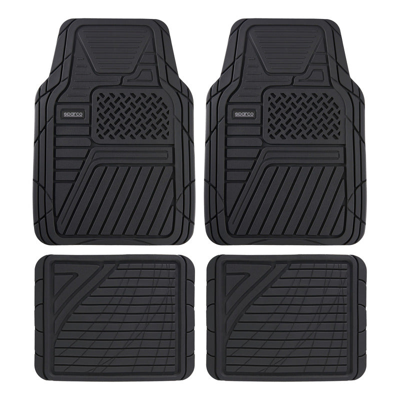 Alfombra Sparco Cubre Piso De Auto Goma 4pcs Universal /r&c