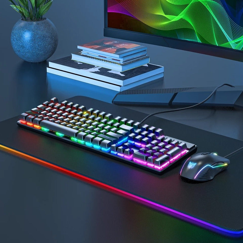 Teclado Gamer Mecánico Onikuma Led Rgb /r&c