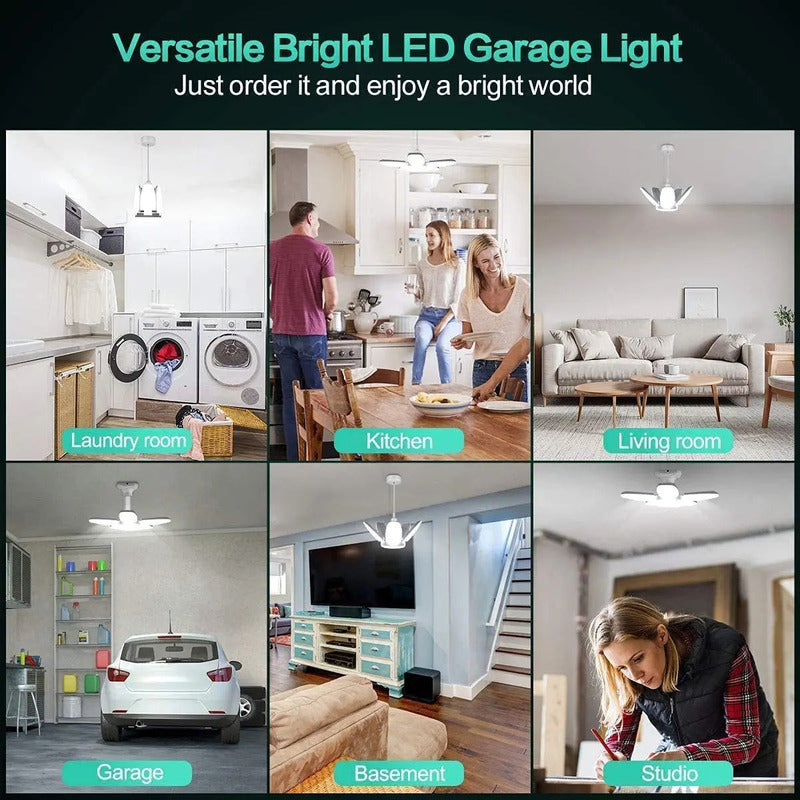 Ampolleta Led 50w Flor 5 Aspas Ángulo Ajustable Soquete E27
