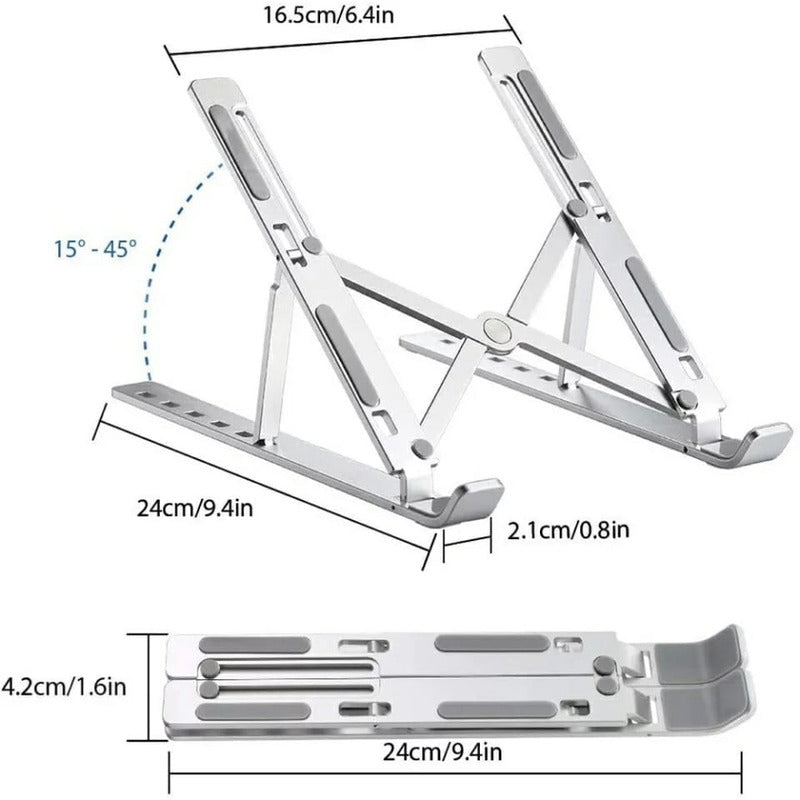 Soporte Elevador Notebook Base Plegable Portátil Macbook/ryc