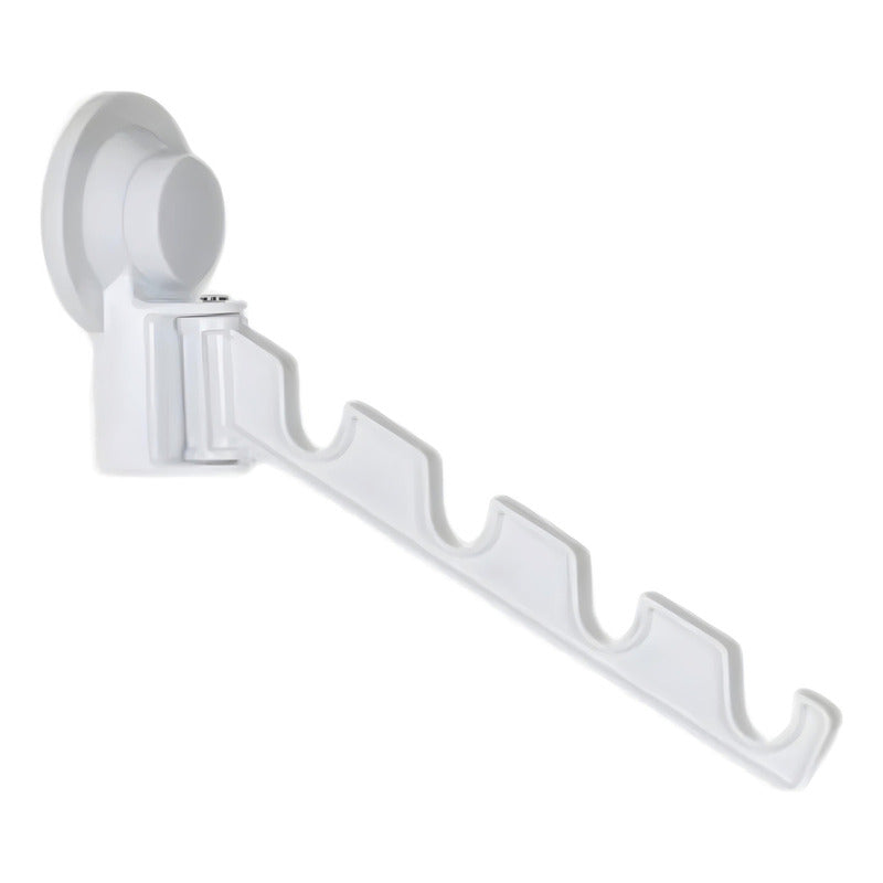 Colgante Con Ventosa Organizador D Ganchos Colgadores D Ropa Color Blanco 30120