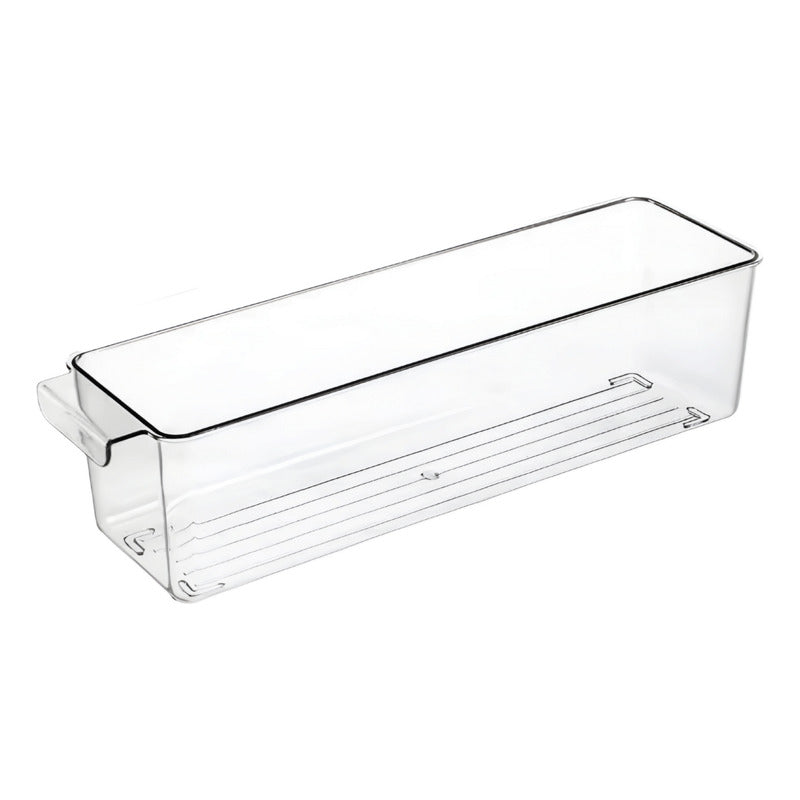 Organizador Refrigerador Contenedor Acrílico Con Tapa Fresco