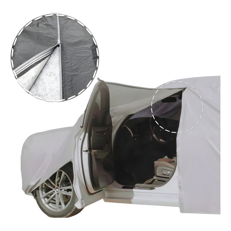Cobertor De Auto Camioneta Impermeable Con Chiporro 2capas