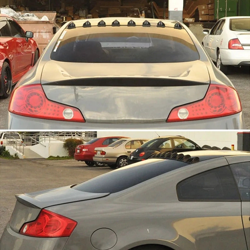 X10 Difusor Antena De Tiburón Adhesiva Techo Auto Tunning