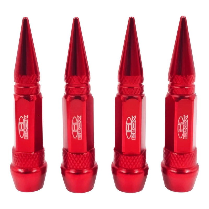 Set Tapa Válvula Punta Auto Moto Bicicleta 4 Pcs /r&c