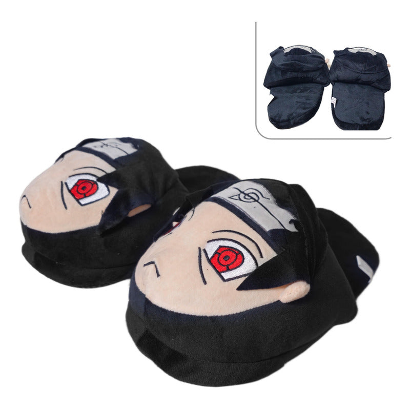Pantuflas Abiertas De Anime Acolchadas Para Invierno T36-41