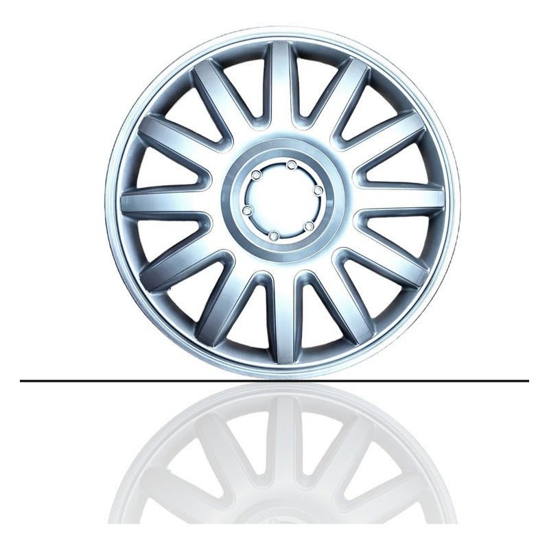 Set X4 Tapa Rueda Aro 15 Cromada Designer Tapa 15 Auto /r&c