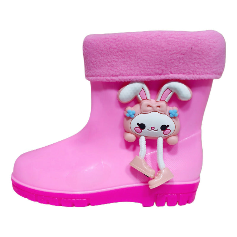 Bota De Agua Niño Niña Impermeable Lluvia Nieve 7584