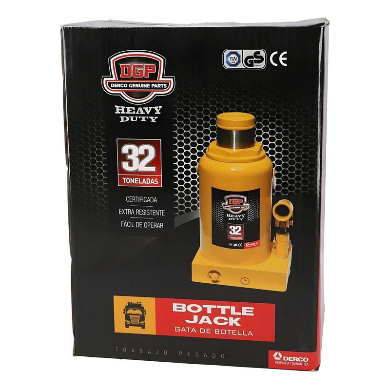 Gata Hidráulica Dgp Tipo Botella 32 Tonelada Certificada R&c