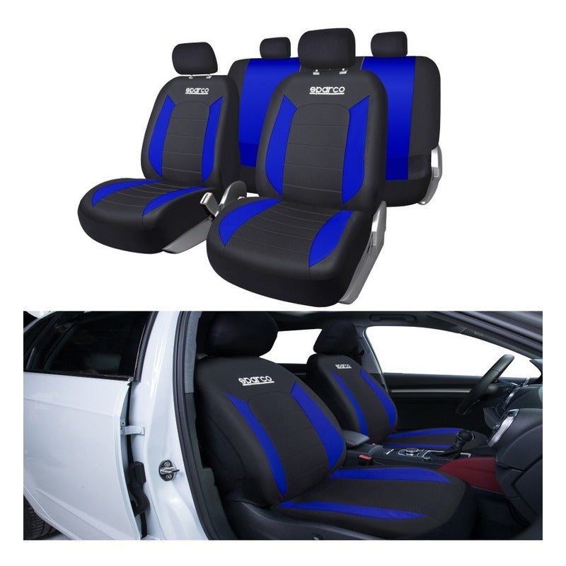 Fundas Cubreasiento Sparco Universal Negro Poliester / R&c