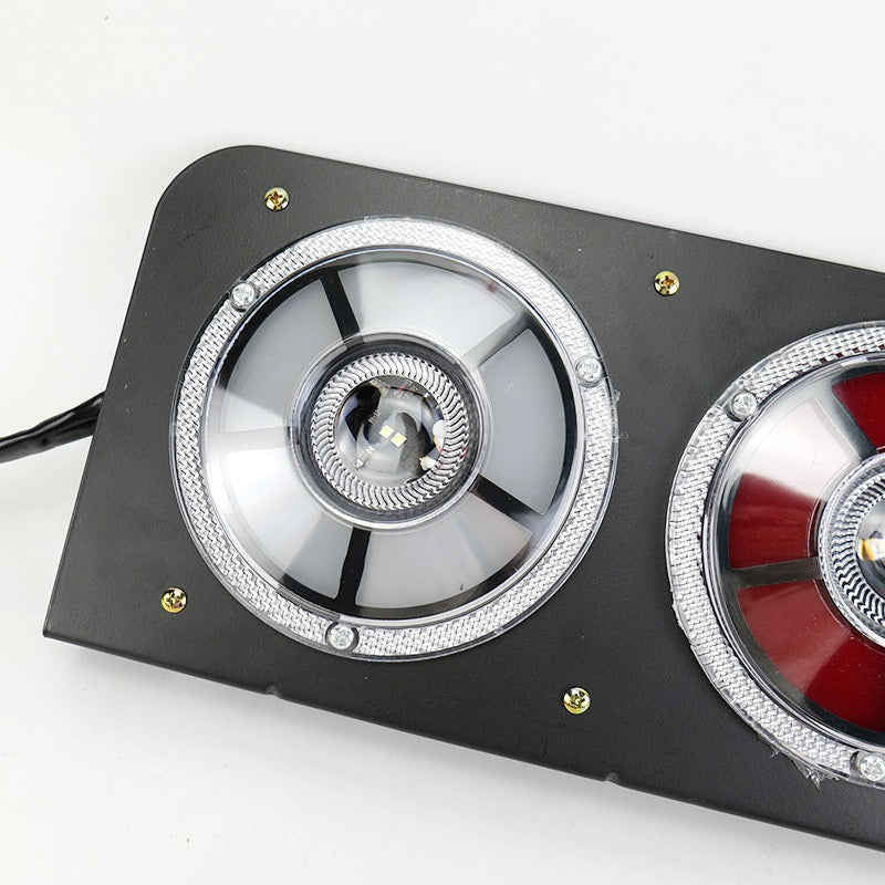 X2 Foco Led Freno Secuencial Multifunción Rgb 12-24v Camión
