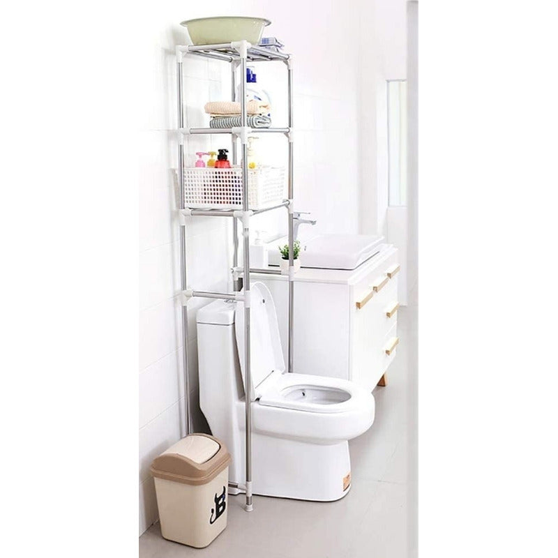 Rack Organizador De Baño Estante Baño Mueble Lavandería/ Ryc